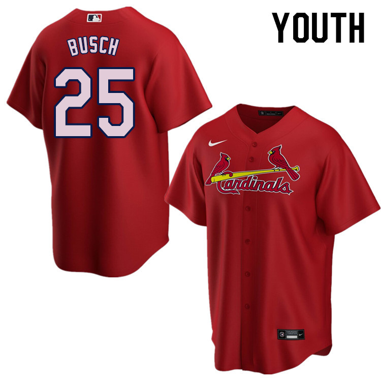 Nike Youth #25 Gussie Busch St.Louis Cardinals Baseball Jerseys Sale-Red